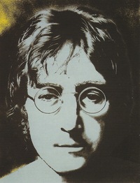 Artist John Lennon portrait